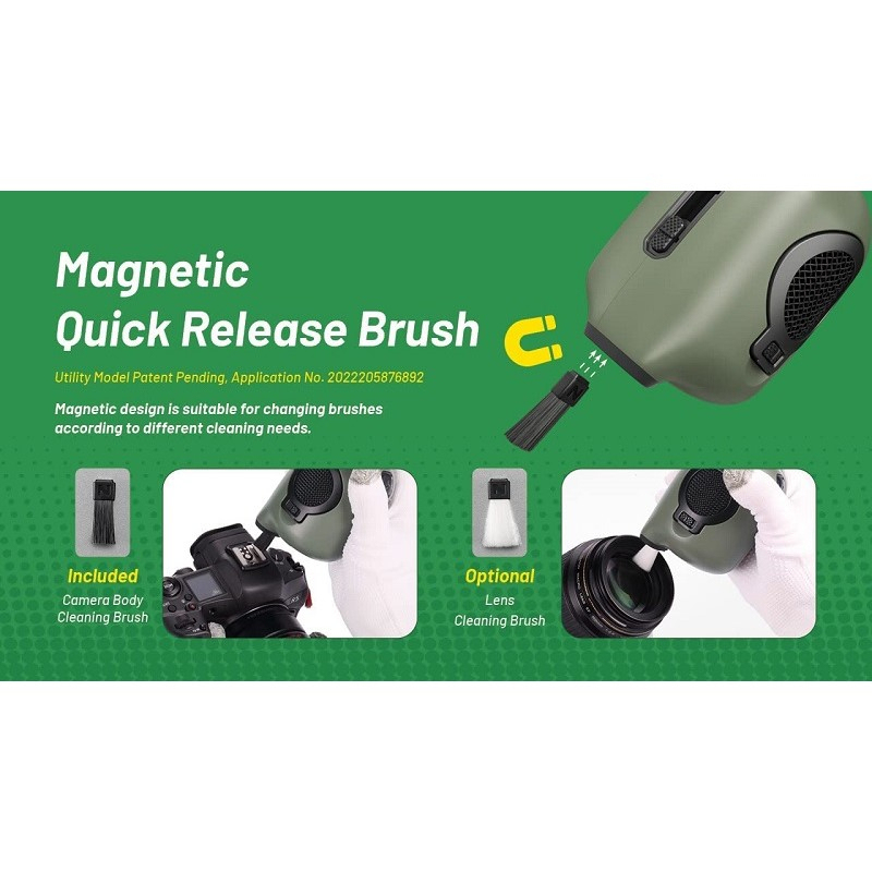 Nitecore BB Mini Electronic Dust Blower (BlowerBaby Mini Green / Pink)