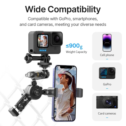 Ulanzi CM010 Fence Mount - For Action Cameras, Smartphones and Compact Cameras (3313)