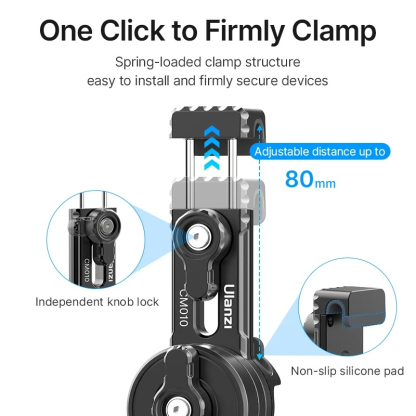 Ulanzi CM010 Fence Mount - For Action Cameras, Smartphones and Compact Cameras (3313)
