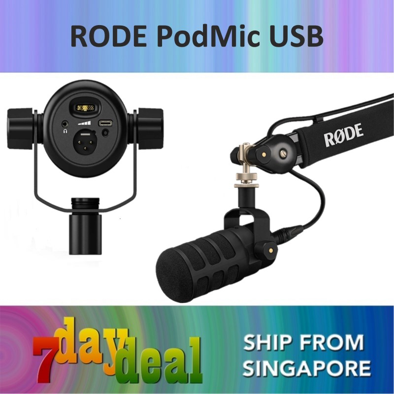 Rode PodMic USB / XLR Versatile Dynamic Broadcast Microphone