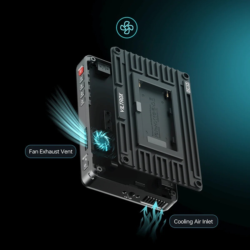 Viltrox DC-X2 HDMI On-Camera 6" Field Monitor (High Bright 2000 Nit and Touch Screen) / Bundle with Cage