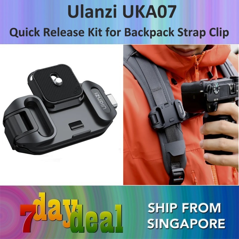 Ulanzi UKA07 Quick-Release Kit for Camera Backpack Strap Clip (C035)