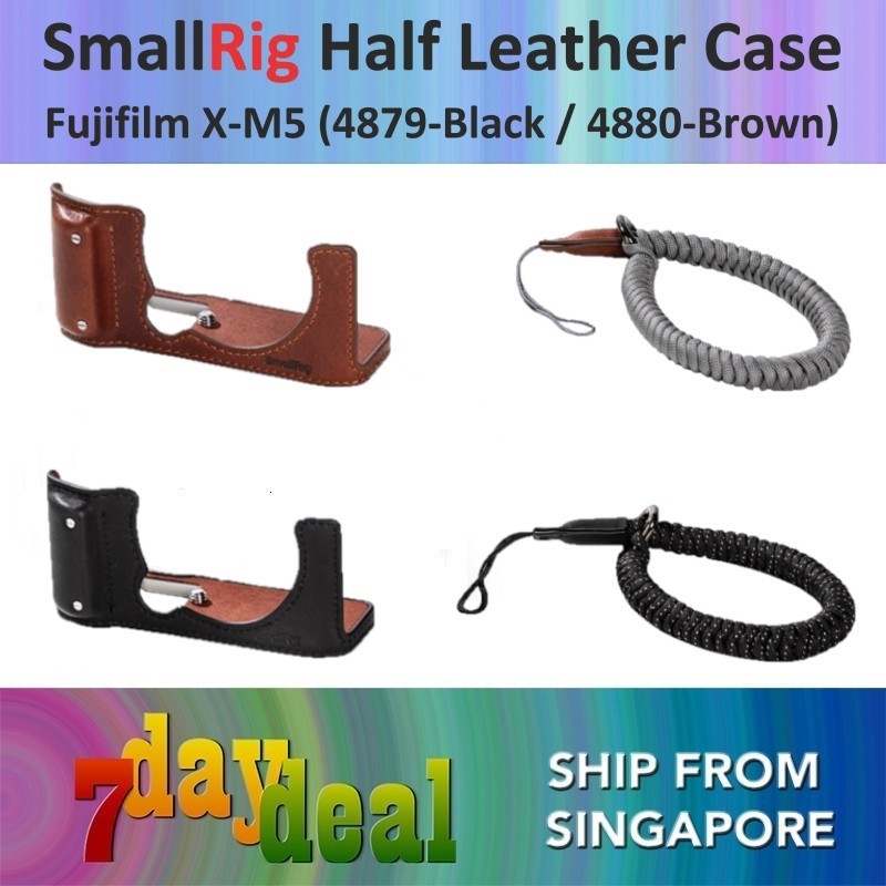 SmallRig Half Leather Case Kit Black (4879) / Brown (4880) for Fujifilm X-M5
