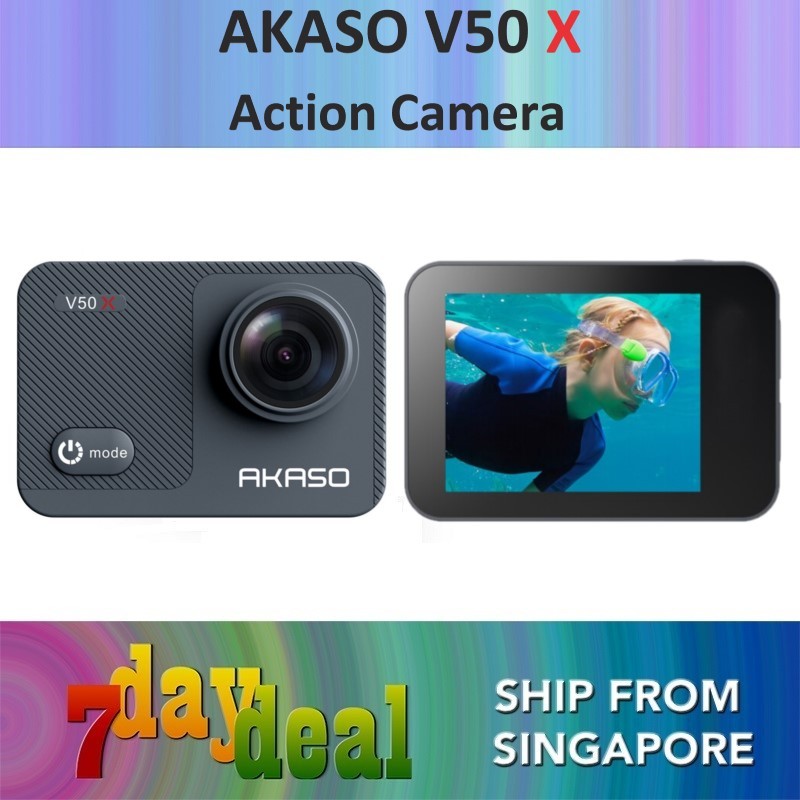 AKASO V50 X Action Camera (V50X - New Version)-7daydeal