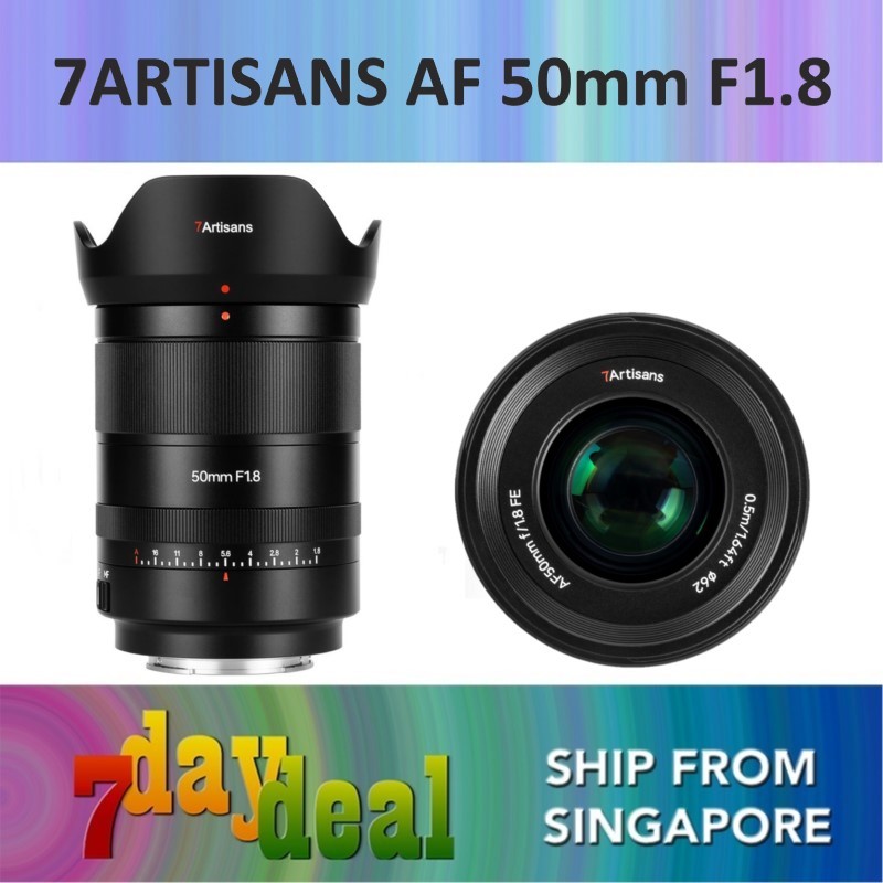 7Artisans AF 50mm F1.8 Full Frame Lens - E / Z / L Mount