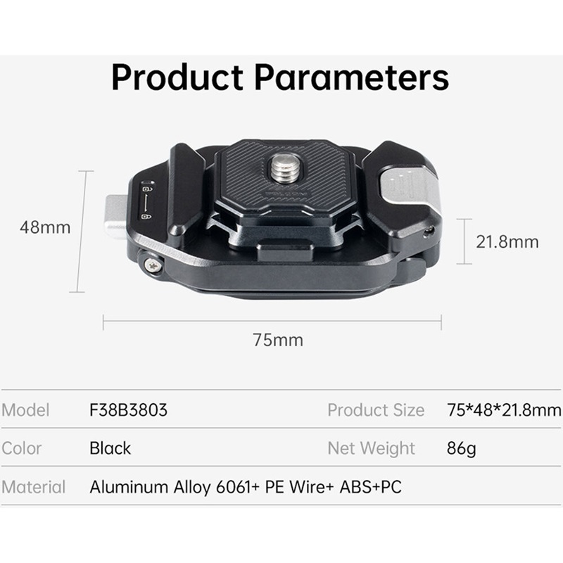 Falcam F38 Quick Release System for Backpack V2 (B3803)
