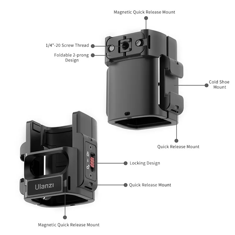 Ulanzi PK-06 Expansion Adapter for DJI OSMO Pocket 3 (C014)