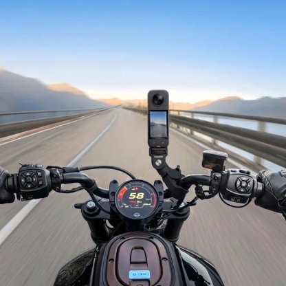 Insta360 X4 360 Camera + Motorcycle Bundle + FREE Invisible Selfie Stick