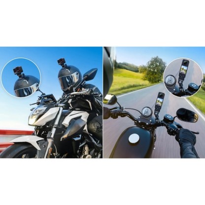 Insta360 X4 360 Camera + Motorcycle Bundle + FREE Invisible Selfie Stick
