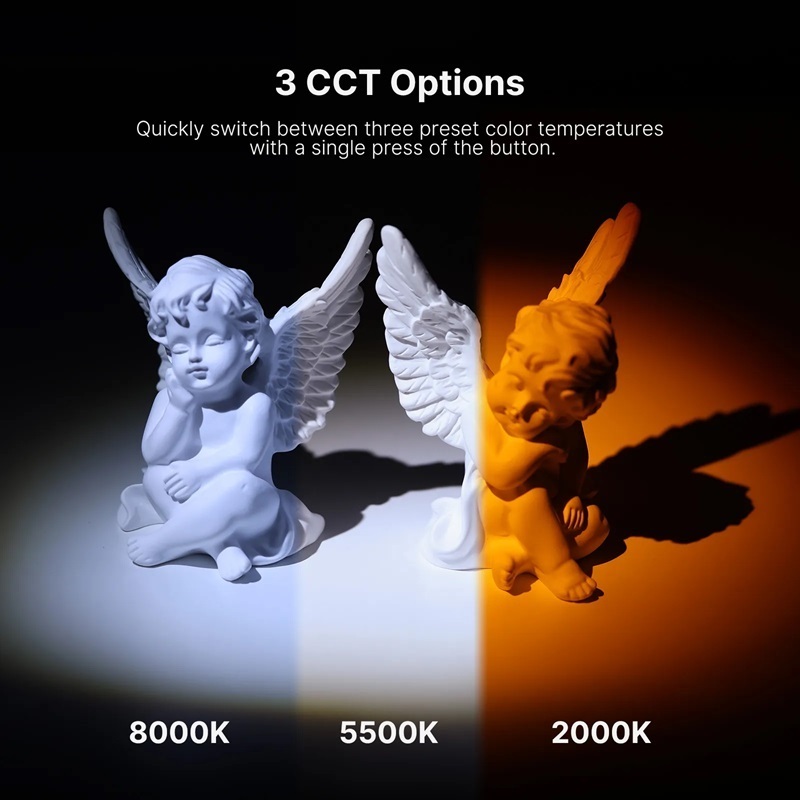 Ulanzi LM07 Photography Rechargeable Bi-Color Flashlight (L031GBB1)