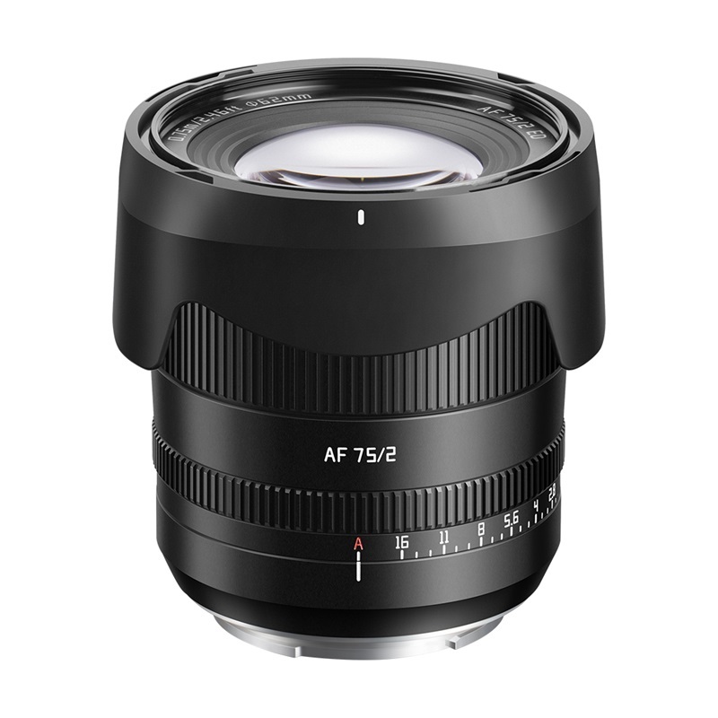 TTArtisan AF 75mm F2 Full Frame Lens (Black) - E / Z / L Mount