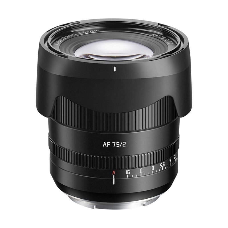 TTArtisan AF 75mm F2 Full Frame Lens (Black) - E / Z / L Mount