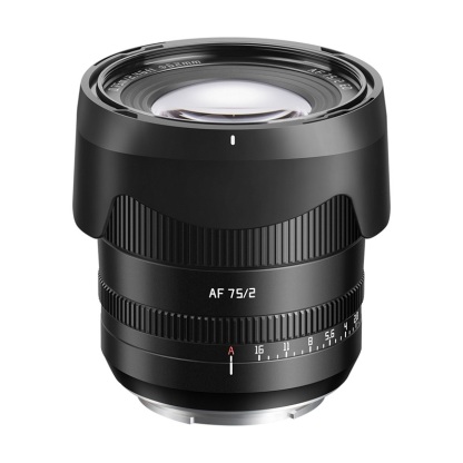TTArtisan AF 75mm F2 Full Frame Lens (Black) - E / Z / L Mount
