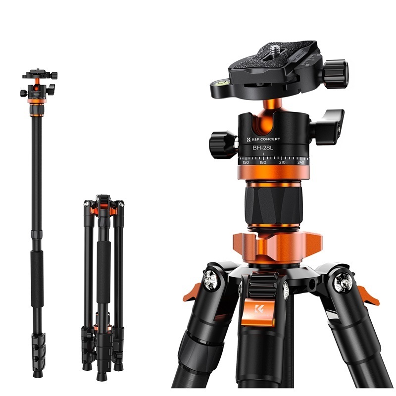 K&F K254A3+BH-28L Camera Tripod 1.75m (KF09.089V1)