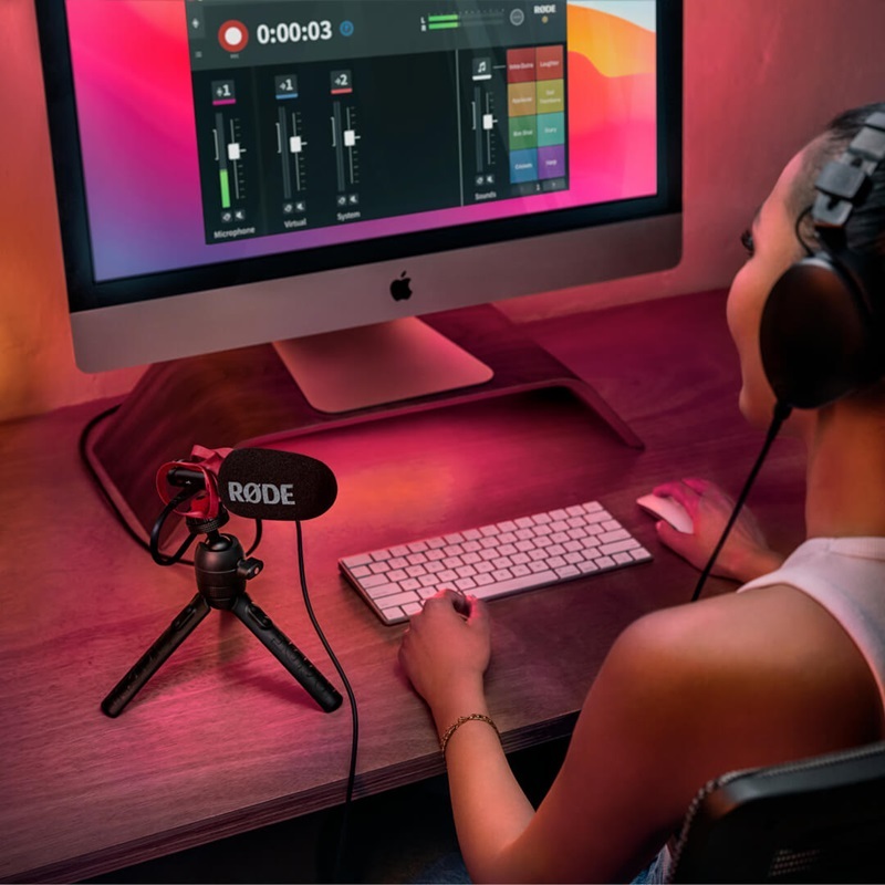 RODE VideoMic GO II HELIX (Lightweight Ultracompact Analog / USB Camera Mount Directional Microphone)