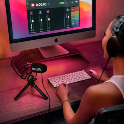 RODE VideoMic GO II HELIX (Lightweight Ultracompact Analog / USB Camera Mount Directional Microphone)