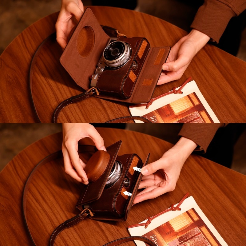 SmallRig Leather Case Kit for Fujifilm X100VI (Black 5622 / Brown 4558)