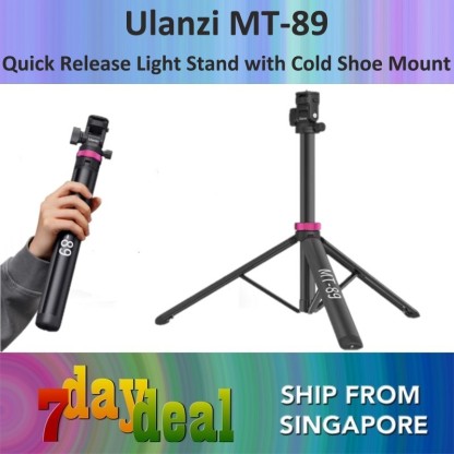 Ulanzi MT-89 Quick-Release Light Stand with Cold Shoe Mount (T082)
