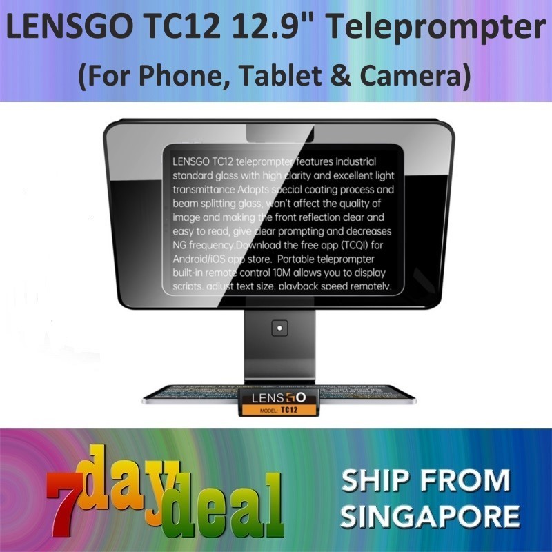 LENSGO 12.9" TC12 Teleprompter