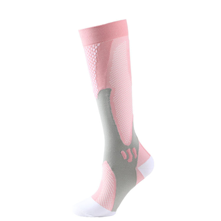 Fiber silk sports compression socks
