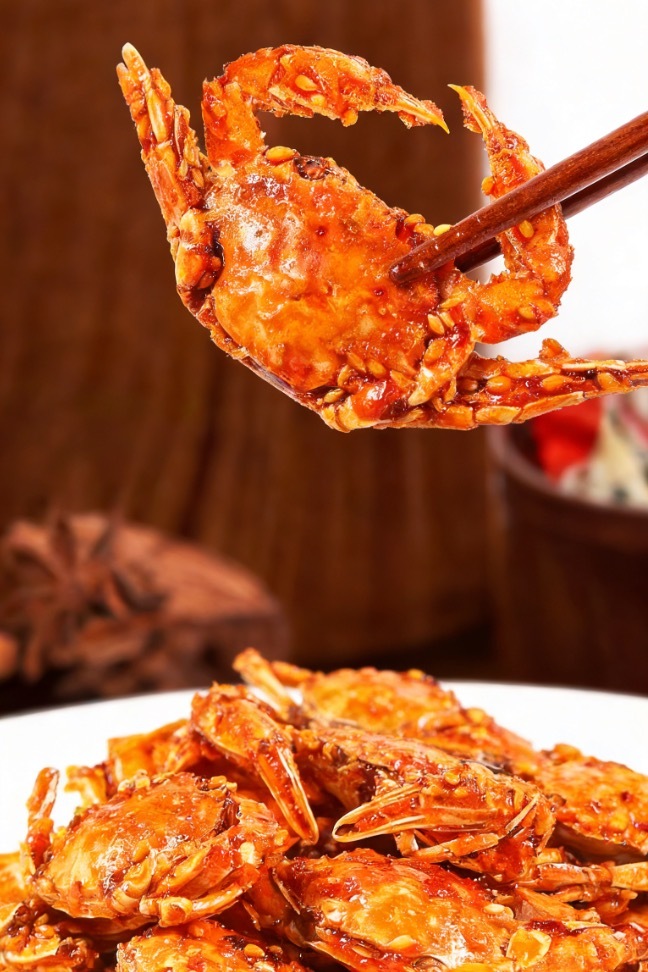 Spicy Crispy Sea Crab Snacks – High Protein, Low Sodium & Ready-to-Eat (Healthy Seafood Jerky)