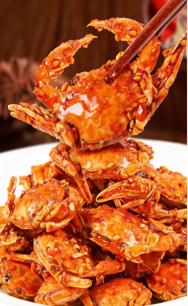 Spicy Crispy Sea Crab Snacks – High Protein, Low Sodium & Ready-to-Eat (Healthy Seafood Jerky)