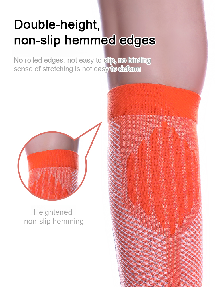 Fiber silk sports compression socks