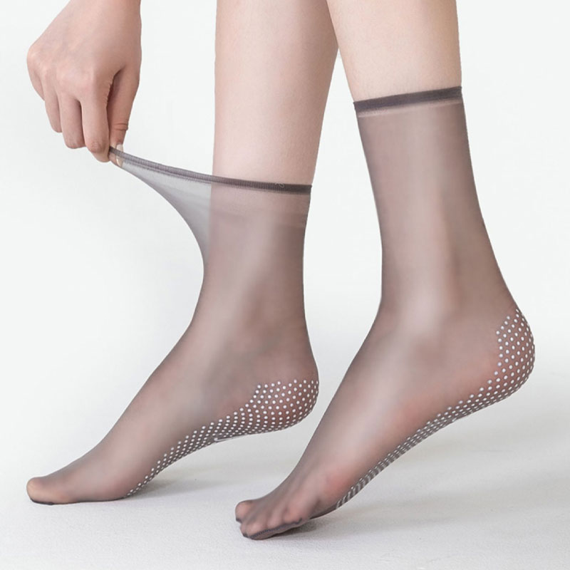 Ice silk seamless non-slip mask socks