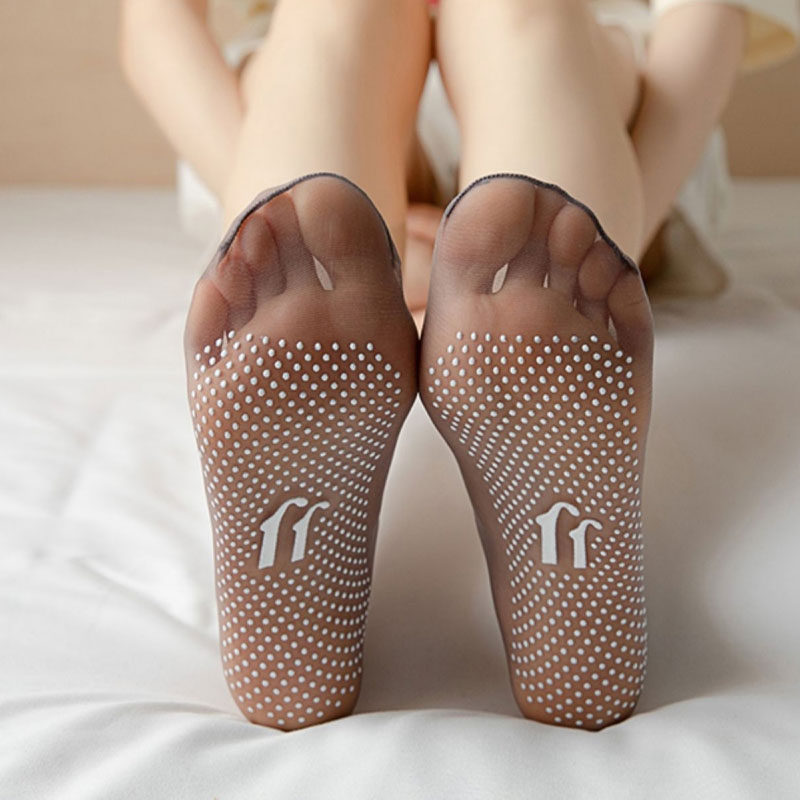 Ice silk seamless non-slip mask socks