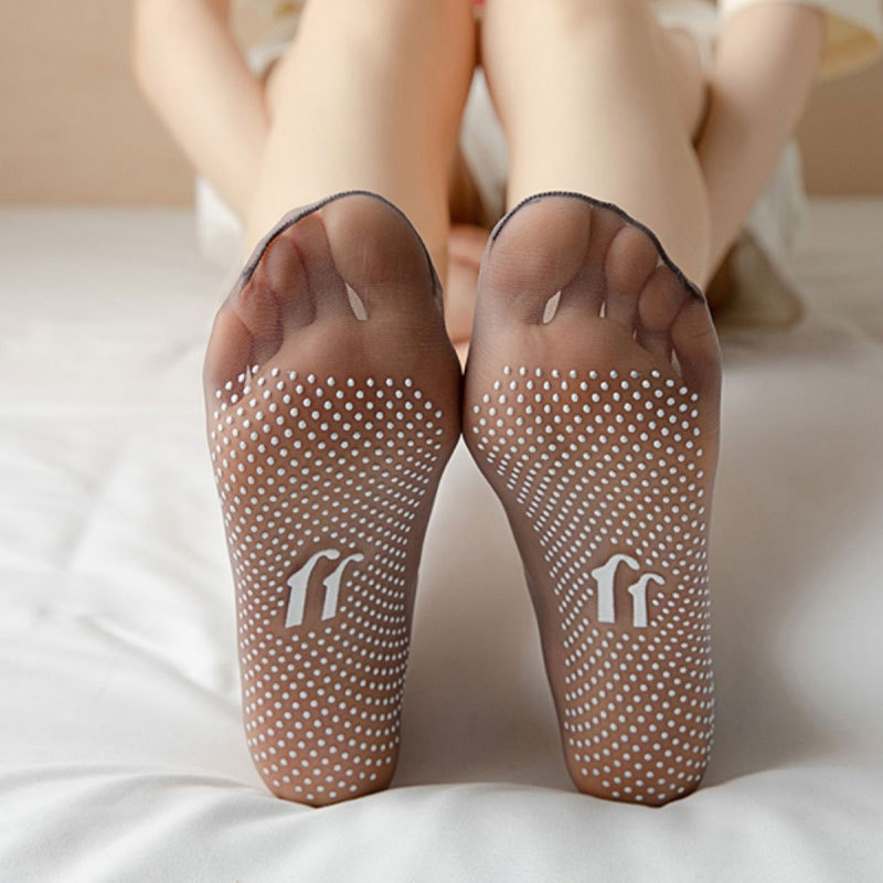 Ice silk seamless non-slip mask socks