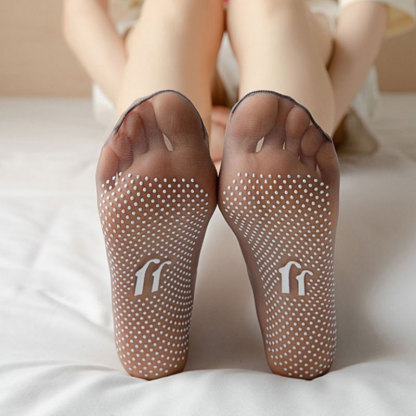 Ice silk seamless non-slip mask socks
