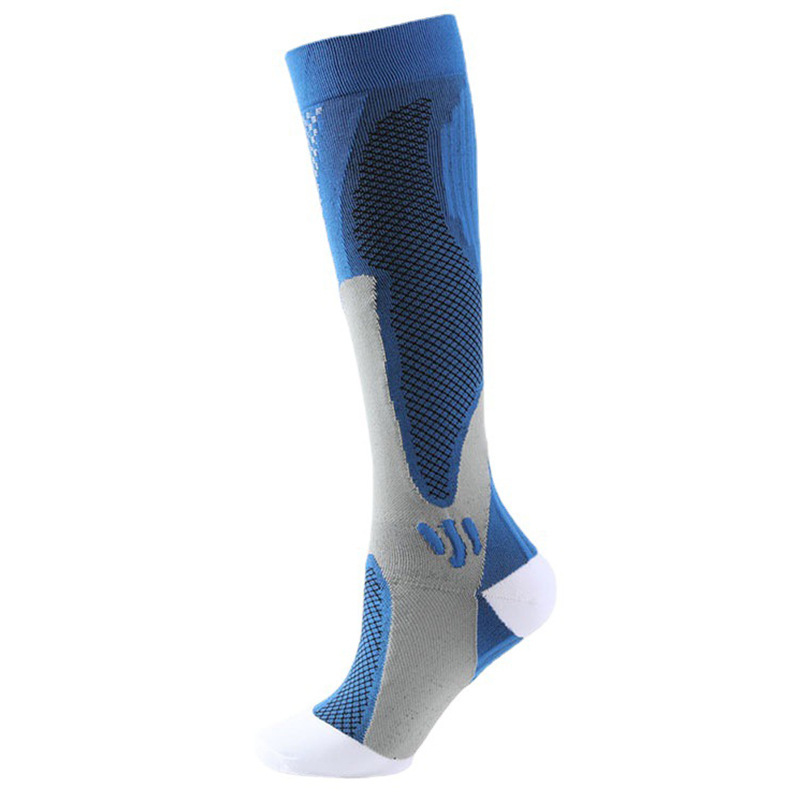 Fiber silk sports compression socks