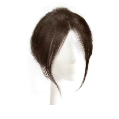 Wig Piece para sa Babae - Middle Part Curtain Bangs: Pantakip sa Puting Buhok at Dagdag Volume (Natural Look & Realistic)