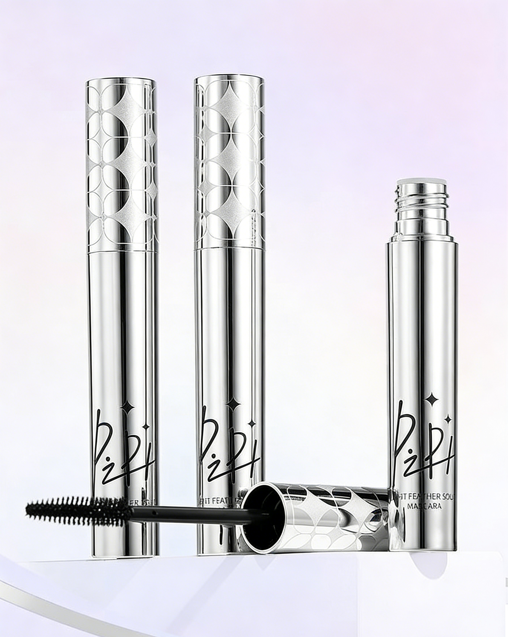 2-in-1 Tubing Mascara Set (Black + Brown): 24H No Smudge, Easy Wash with Warm Water, Long & Natural Lashes