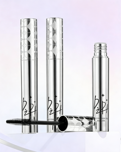 2-in-1 Tubing Mascara Set (Black + Brown): 24H No Smudge, Easy Wash with Warm Water, Long & Natural Lashes