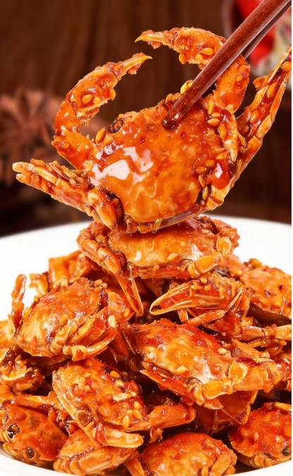 Spicy Crispy Sea Crab Snacks – High Protein, Low Sodium & Ready-to-Eat (Healthy Seafood Jerky)
