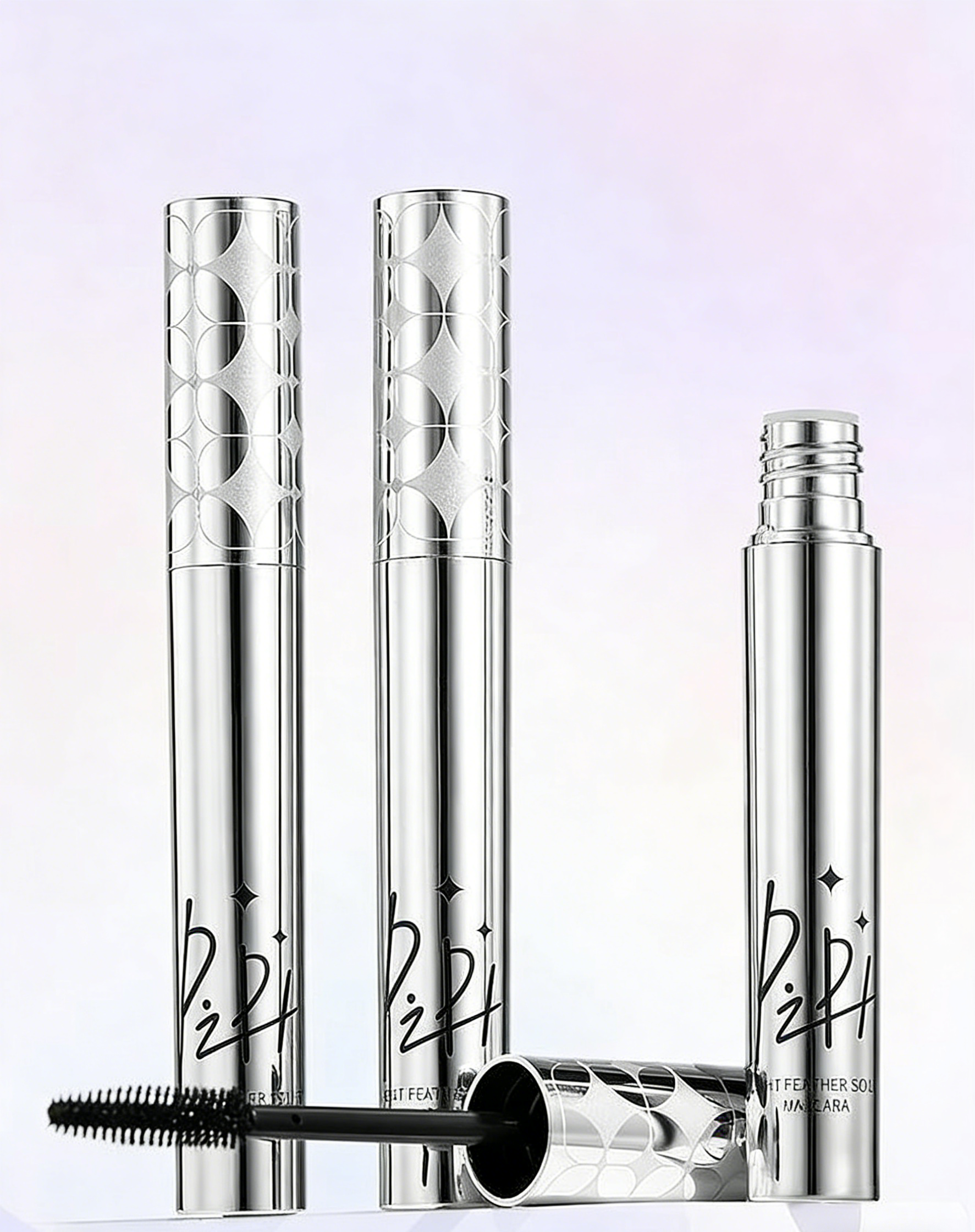 2-in-1 Tubing Mascara Set (Black + Brown): 24H No Smudge, Easy Wash with Warm Water, Long & Natural Lashes