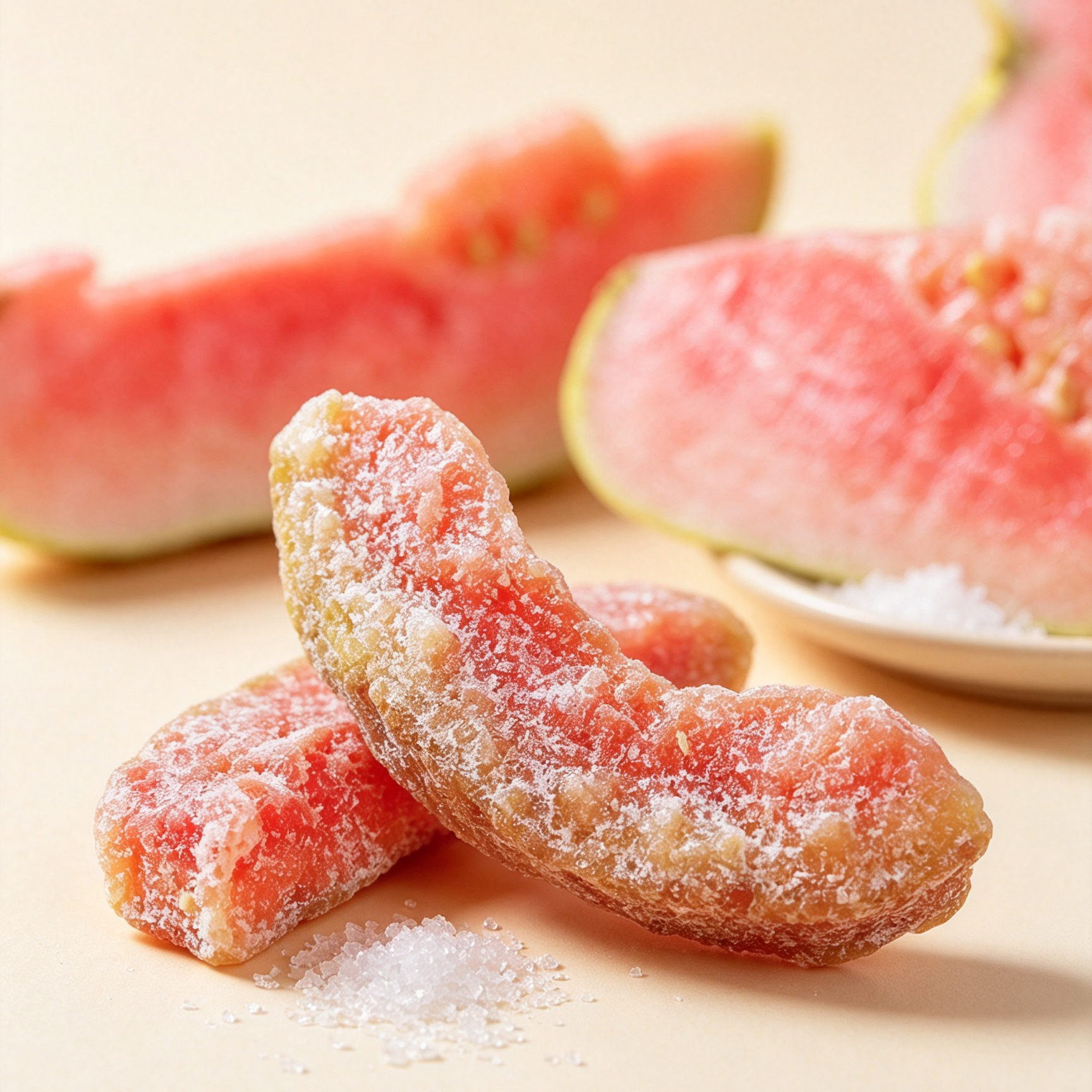Premium Seedless Red Guava Preserves - Chewy Candied Dried Fruit Snacks | Best Exotic Tropical Treats Online
