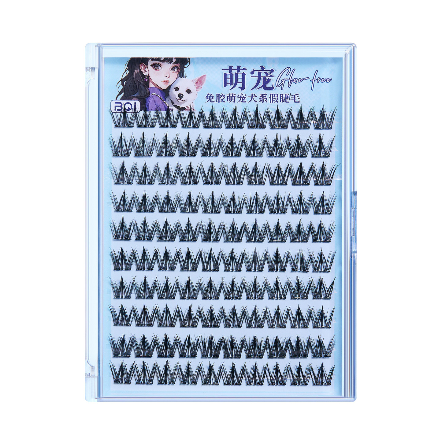 [Instantly change into Barbie eyes] Comic style thick false eyelashes