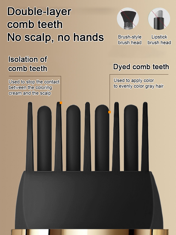 3 Second White Hair Cover Pen (Quick Hair Styling Pen) – Waterproof & Sweatproof – Easy to Use (Black / Dark Brown) Cover Gray Hair 