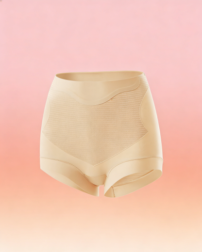 Seluar Dalam Slimming High Waist: Pembentuk Perut Ringan, Sutera Mulberi Antibakteria & Elastik Tinggi (Selesa & Tak Panas)