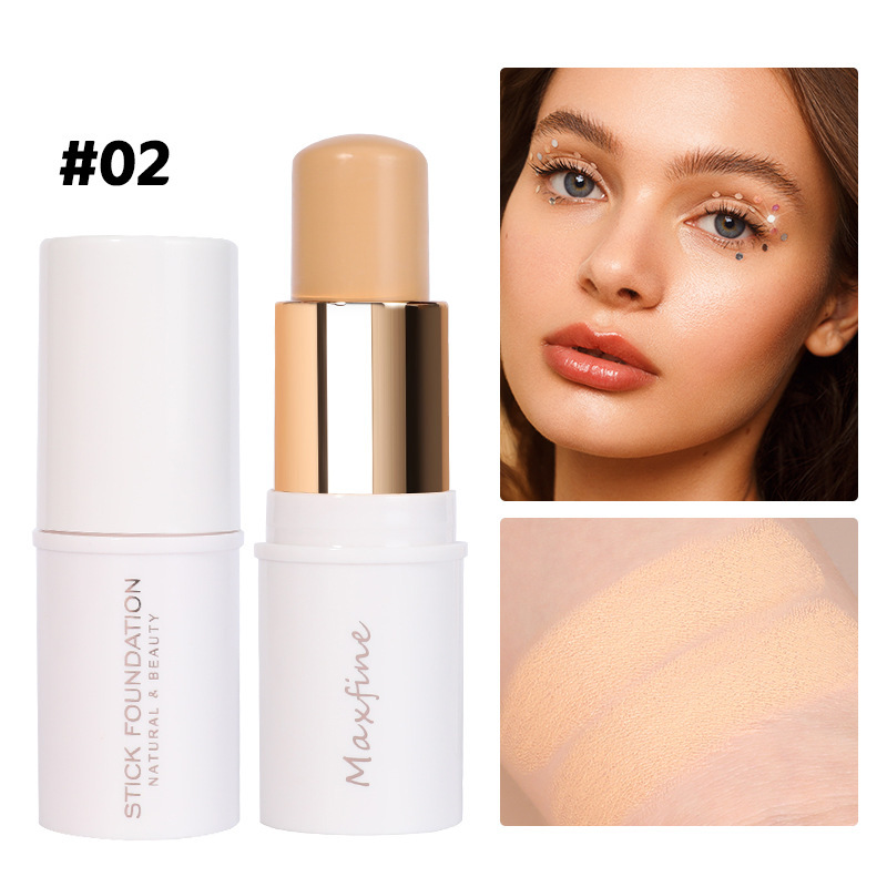 Foundation Stick Tahan Lama Tutup Segala Cela | Bedak Asas Glowing Anti-Tumpah Mekap Cepat