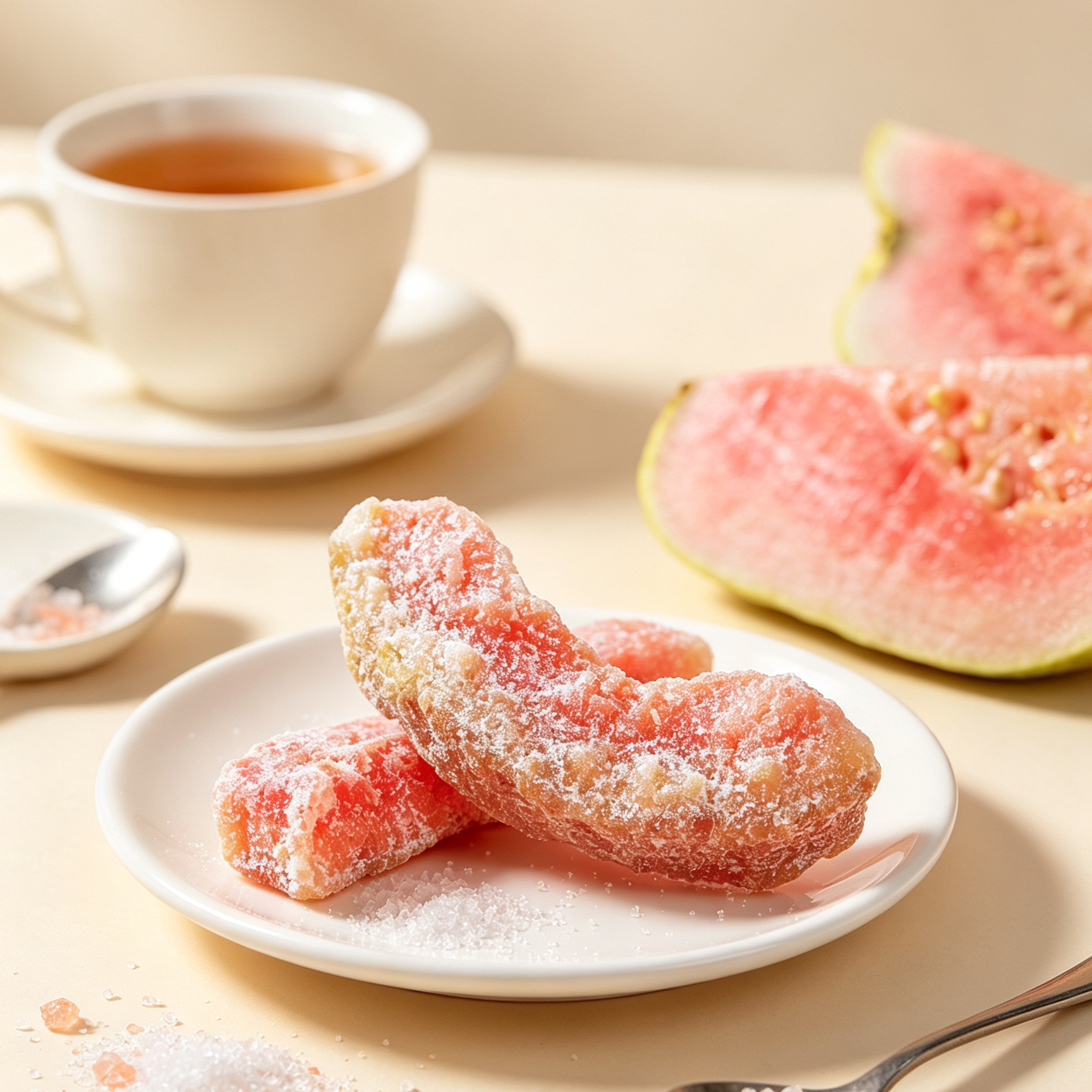 Premium Seedless Red Guava Preserves - Chewy Candied Dried Fruit Snacks | Best Exotic Tropical Treats Online