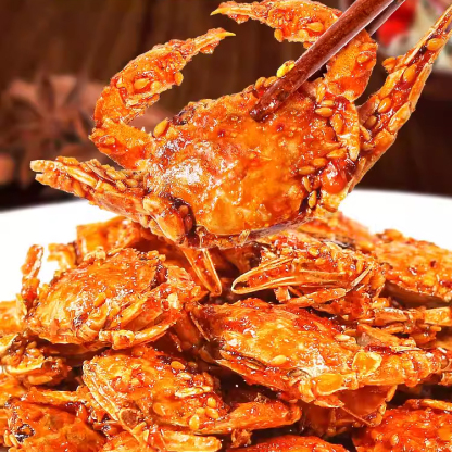 Spicy Crispy Sea Crab Snacks – High Protein, Low Sodium & Ready-to-Eat (Healthy Seafood Jerky)