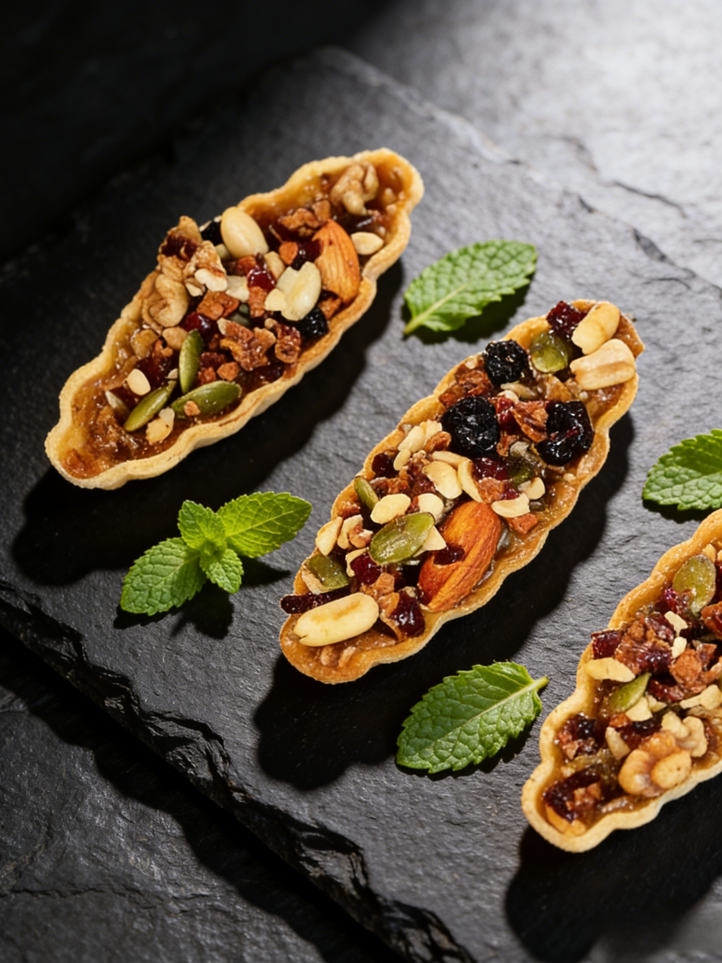 Premium Superfood Nut Boats (Crispy Nut Tarts) – Loaded with Almonds, Cashews, & Seeds – Healthy Energy Snack (Halal Friendly)