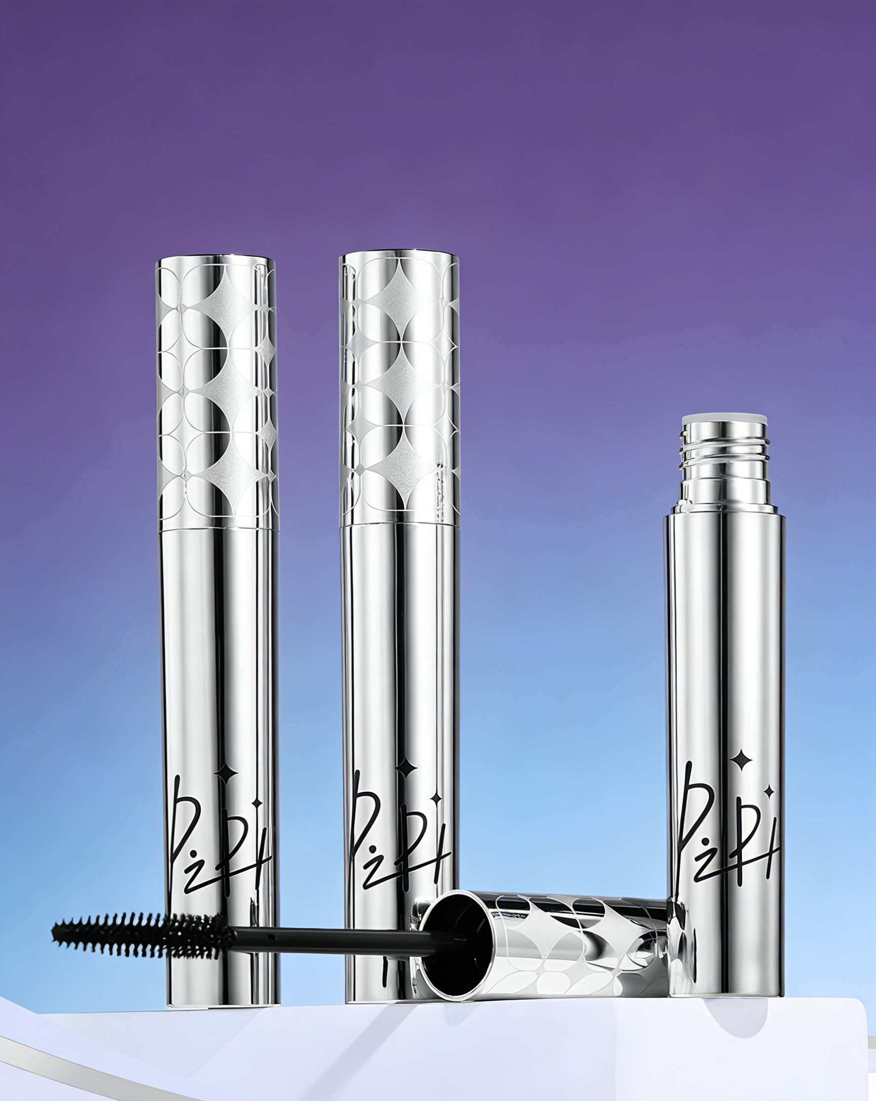 2-in-1 Tubing Mascara Set (Black + Brown): 24H No Smudge, Easy Wash with Warm Water, Long & Natural Lashes