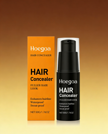 HOEGOA Instant Hair Concealer - 10-Second Balding Cover-Up, Waterproof & Lasts Up to 6 Days