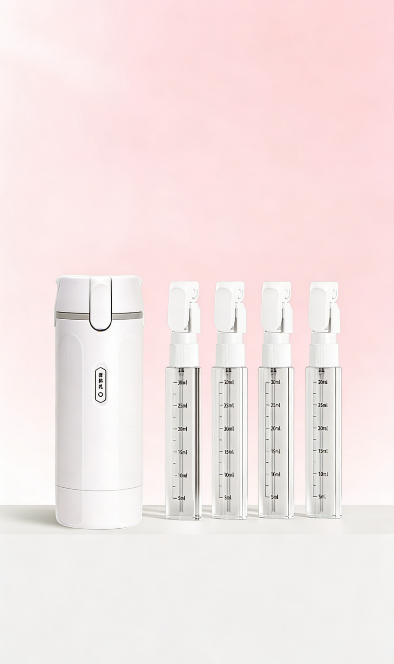 Portable Travel Refillable Bottle Set –Leak-Proof Silicone Toiletry Containers for Shampoo & Cosmetics 