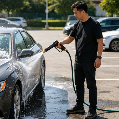 Black King Kong Water Gun | High-Pressure Car Washer | Durable Jet Spray Nozzle | Household Garden Cleaning Sprayer | Water-Saving Design | Buy 1 Get 1 Free Singapore