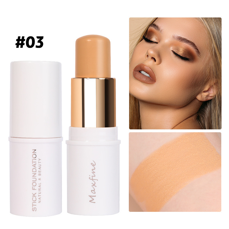 Foundation Stick Tahan Lama Tutup Segala Cela | Bedak Asas Glowing Anti-Tumpah Mekap Cepat
